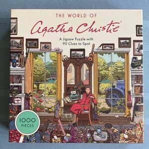 The World of Agatha Christie 1000 Piece Puzzle Mystery Literary Jigsaw